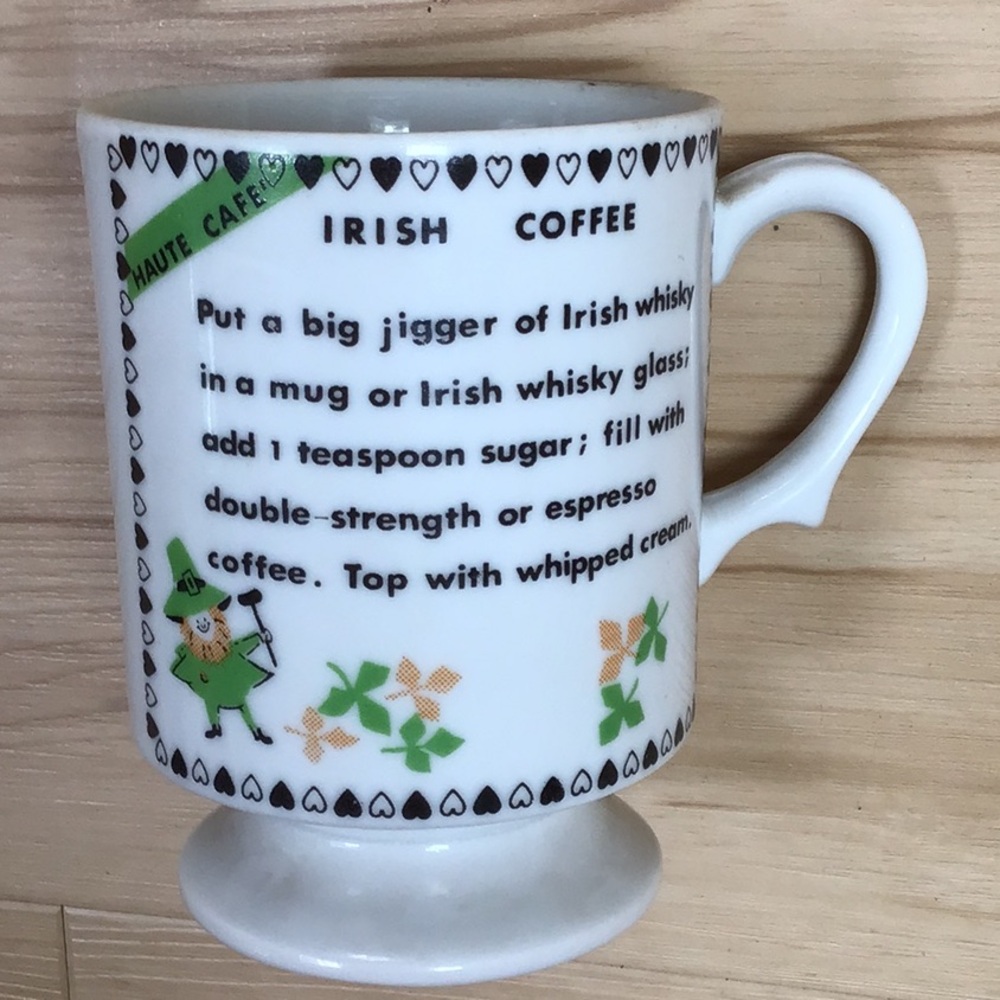 Vintage Irish Coffee Mug 2655 Recipe Westwood San Francisco Handcrafted In Japan